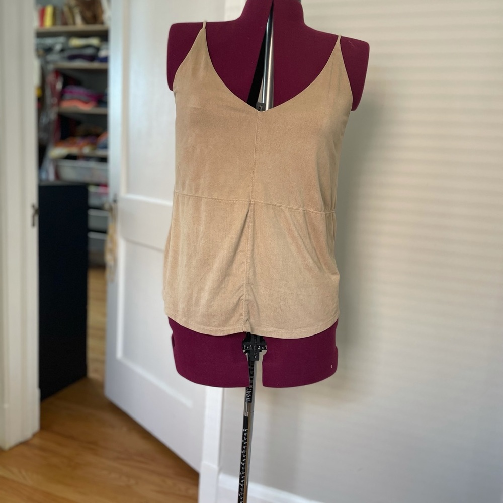 Soft micro suede tank